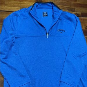 Blue Callaway weather series quarter zip
